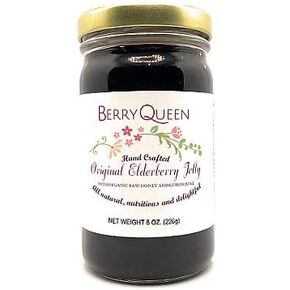 Organic Elderberry Jelly - Pure Natural (8oz Jelly)