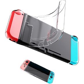 Case for Switch, Clear Protective Case Transparent Soft TPU Case Flexible Cover Shell for Switch in Kuwait
