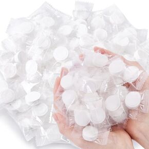 LOVEINUSA Compressed Towels Bulk, 360PCS Mini Disposable Towel Portable Towel Tablets Disposable Travel Towel for Camping Hiking Toilet Paper and Outdoor Activities