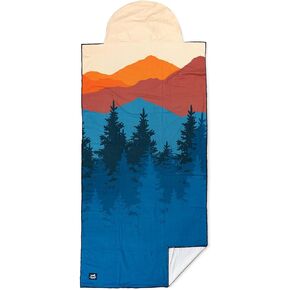 Gone For a Run Running Performance Hooded Seat Cover Towel | Patriotic