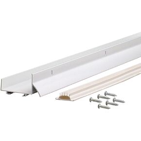 M-D Building Products 69570 1-3/4-Inch by 36-Inch DB003 U-Shaped Door Bottom with Drip Cap, White