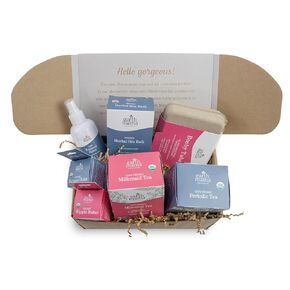 Earth Mama Baby Love Gift Set|Organic Baby Essentials Skin Care, Baby Lotion & Wash, Baby Oil, Eczema Cream, Nose & Cheek Balm, SPF 40 Baby Sunscreen Lotion & Face Stick and Diaper Balm, 8-Piece Set