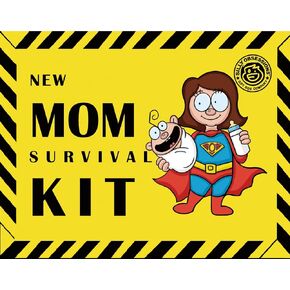 New mom survival kit, funny gift for new mom, new parents, mom to be, postpartum gifts.