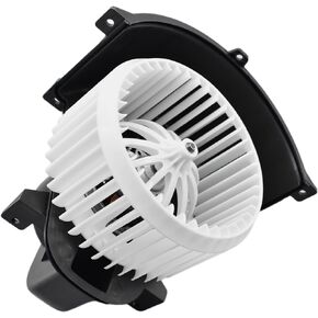 AC Heater Blower Motor Fan White with Cage - Replacement for Volkswagen & Audi Vehicles - Touareg 2004,2005,2006,2007,2008,2009,2010, Q7 07-15 - Replaces 7L0 820 021 Q, 700262, 7L0-820-021-Q