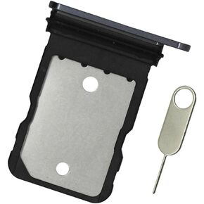 Replacement Single SIM Card Tray Holder for Google Pixel 7A (Charcoal/Black)