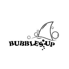 Bubbles UP Sticker Viynl Decal Sticker for Windows, Car Sticker | Cars Trucks Vans Laptops, Bumper Sticker, Size 7'' (WHITE)