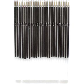 sencoo 24 Pack 0.7 mm Black Retractable Pen Refills Refills Replacement Ballpoint Pen Refills Replacement Ink Pen Refills for Retractable Pens