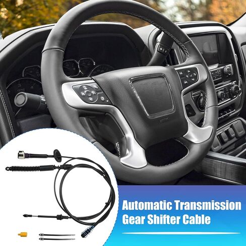 X AUTOHAUX كابل ناقل الحركة الأوتوماتيكي لسيارة شيفروليه سيلفرادو 1500 2500 3500 لسيارة GMC Sierra Auto Trans Control Lever Cable Assembly Range Select Lever Kit 12477640 in Saudi Arabia