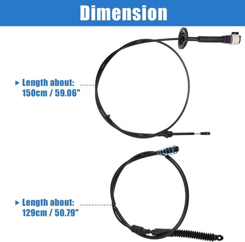 X AUTOHAUX كابل ناقل الحركة الأوتوماتيكي لسيارة شيفروليه سيلفرادو 1500 2500 3500 لسيارة GMC Sierra Auto Trans Control Lever Cable Assembly Range Select Lever Kit 12477640 in Saudi Arabia