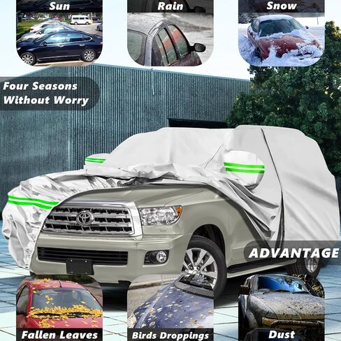 for Audi Q3 2008-2023 Car Cover,Sun Rain UV Dust Snow Protection Outdoor Cover,Waterproof 190T All Weather Car Covers with Zipper Door in Saudi Arabia