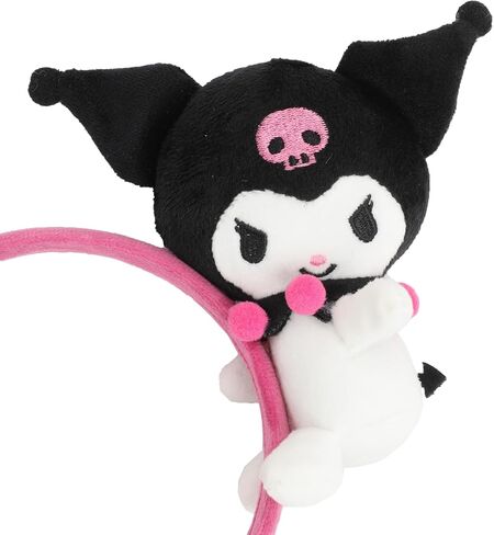 Kuromi Pink Headband With Character Charm & Plush in Saudi Arabia