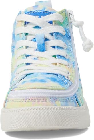 BILLY Footwear Kids CS Sneaker High (Little Kid/Big Kid) - Canvas Upper - Lightweight Canvas Lining Blue Watercolor 3 Little Kid M in Saudi Arabia