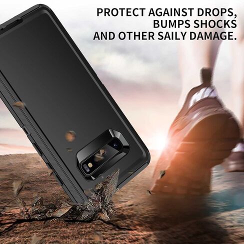 for Galaxy S10 Case,Heavy Duty Shockproof Dust/Drop Poof 3 Layers Full Bady Protection Rugged Cover for Galaxy S10 6.1 inch,Turquoise in Saudi Arabia