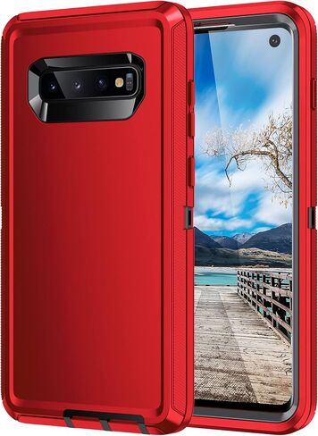 for Galaxy S10 Case,Heavy Duty Shockproof Dust/Drop Poof 3 Layers Full Bady Protection Rugged Cover for Galaxy S10 6.1 inch,Turquoise in Saudi Arabia