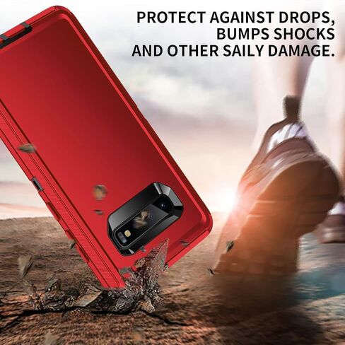 for Galaxy S10 Case,Heavy Duty Shockproof Dust/Drop Poof 3 Layers Full Bady Protection Rugged Cover for Galaxy S10 6.1 inch,Turquoise in Saudi Arabia