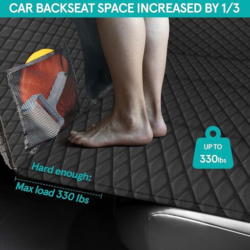 غطاء مقعد سيارة للكلاب من جوروماجيك للمقعد الخلفي، مع قاعدة صلبة لشاحنة الدفع الرباعي، وقاعدة قابلة للطي للحيوانات الأليفة تيلسا، وغطاء مقعد سيارة للكلاب مع حزام مقعد لشاحنة الدفع الرباعي، وواقي مقعد سيارة للكلاب in Kuwait