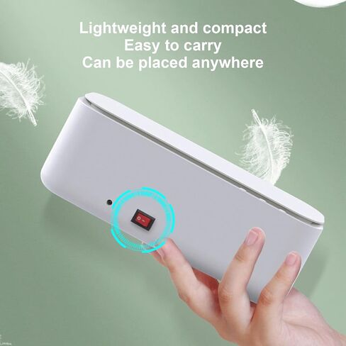 آلة تنظيف النظارات، منظف مجوهرات قابل للدوران 45 كيلو هرتز 360 درجة مع USB للحد من الضوضاء، منظف نظارات مجوهرات محمول لتنظيف النظارات الإلكترونية وحلقات الساعة وحافظ على أسنان نظيفة in Saudi Arabia