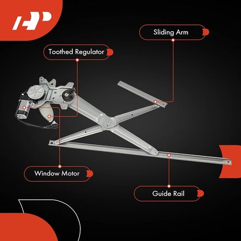 A-Premium Window Regulator with Motor Compatible with Kia Sedona 2002-2005 Front Right Passenger in Kuwait