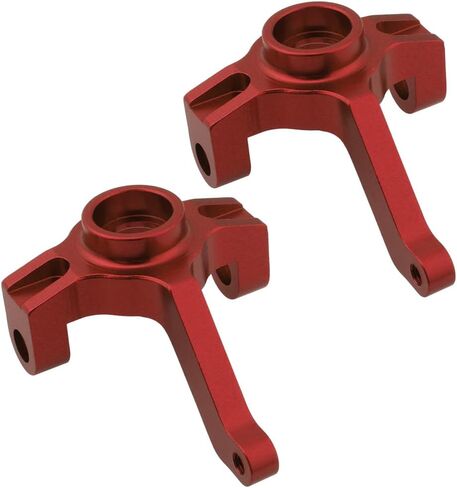 Hobbypark Aluminum Caster Mounts Steering Knuckles Hub Carrier (L/R) for Redcat Everest Gen7 PRO/Sport Replacement of 180002 (Set of 2) (Red) in Saudi Arabia