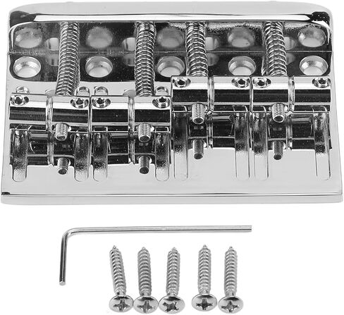 مجموعة جسر الجهير، سرج جسر كهربائي بمسافة أكبر من المعدن، 4 أوتار لفئة الموسيقى للإصلاح in Kuwait