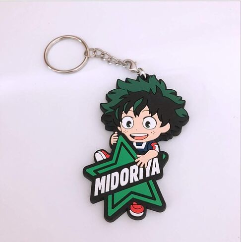 Keychain For Boku No Hero Academia Manga Anime Rubber Keychain in Saudi Arabia