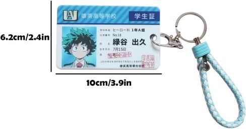 Keychain For Boku No Hero Academia Manga Anime Rubber Keychain in Saudi Arabia