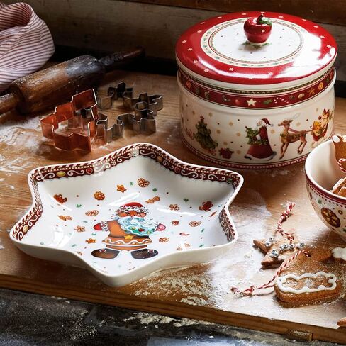 Villeroy & Boch Winter Bakery Delight Bowl, 24,5cm, White, Red, Brown in Kuwait