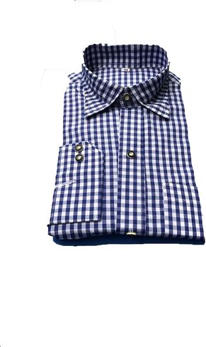 McWilliams Men's Authentic Bavarian Lederhosen Blue - Oktoberfest Shirt in Saudi Arabia