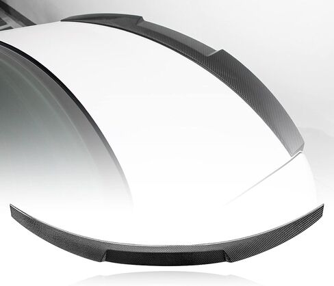 AeroBon Real Carbon Fiber Trunk Spoiler Compatible with 2007-2016 Audi A5 2-Door Coupe 8T3 (H Style) in Kuwait