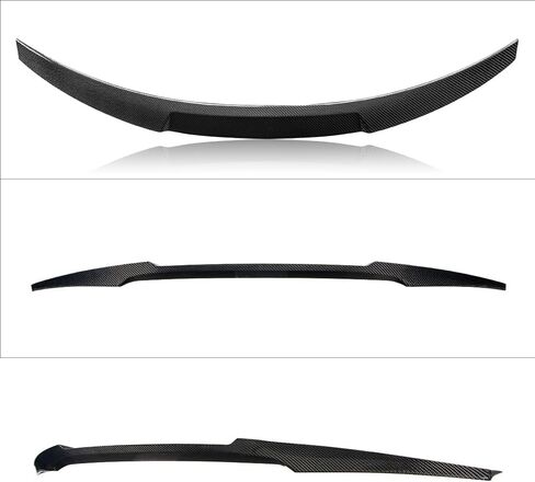 AeroBon Real Carbon Fiber Trunk Spoiler Compatible with 2007-2016 Audi A5 2-Door Coupe 8T3 (H Style) in Kuwait