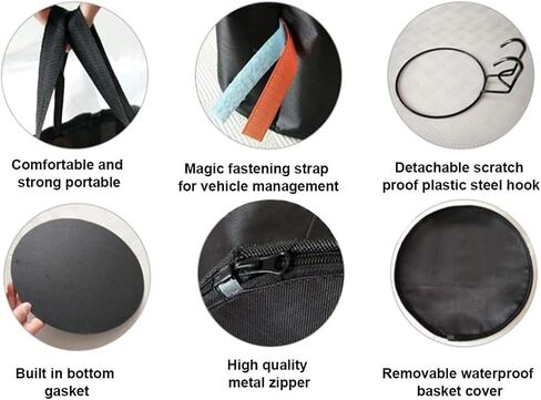 Front Carrying Bag Basket for Electric Scooter, Scooter Bag Basket Scooter Handlebar Bag Front Hanging Bag, Scooter Basket Storage Hanging Pouch Front Carry Organizer for Most Scooter in Saudi Arabia