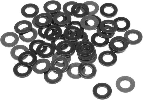 uxcell Nylon Flat Washers 18mm OD 6mm ID 1.5mm Thickness for Faucet Pipe Water Hose, Pack of 50 in Saudi Arabia