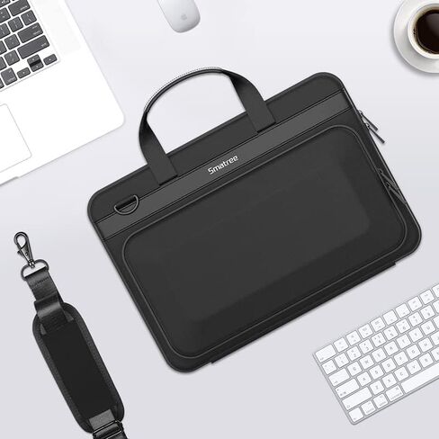 Smatree 13inch-14inch Hard Laptop Sleeve Case for 13inch MacBook Air M2 2022, 14inch MacBook Pro,Dell XPS 13 9310 Bag, Samsung Galaxy Book 2 Pro 360 13.3inch,Black in Saudi Arabia