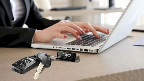 ThumbWave 32GB USB-C Audio Recorder Flash Storage Drive with 144 Hour Audio Recording Capacity for Business Meetings, Lecture Notes, Musical Inspiration, Personal Memoirs in Kuwait