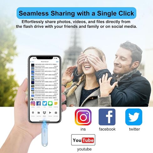 محرك أقراص فلاش Photo Stick سعة 512 جيجابايت معتمد من MFi لأجهزة iPhone Thumb Drives Memory Stick، وحدة تخزين خارجية عالية السرعة لأجهزة iPhone/Android/iPad/iOS/PC/الكمبيوتر والمزيد من الأجهزة الذكية (رمادي) in Saudi Arabia