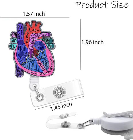 I Don't Know I JUST Work HERE Badge Badge Reel Holder Retractable with ID Clip for Nurse Nursing Name Tag Card Cute Funny Nursing Student Doctor RN Medical Assistant Work Office Alligator Clip in Saudi Arabia