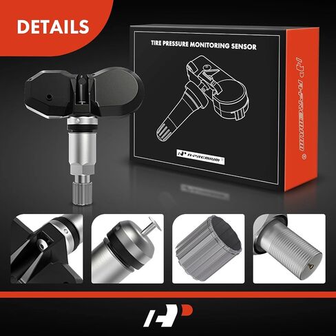 A-Premium Tire Pressure Monitoring System Sensor Compatible with Audi A6 A8 Quattro Volkswagen Touareg Porsche 911 Boxster Cayenne Cayman in Saudi Arabia