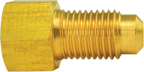 4LIFETIMELINES تركيب محول خط الفرامل النحاسي، أنثى (3/8-24 مقلوب)، ذكر (3/8-24 فقاعة)، 10/حقيبة، هيكل نحاسي، طلاء مقاوم للتآكل in Kuwait