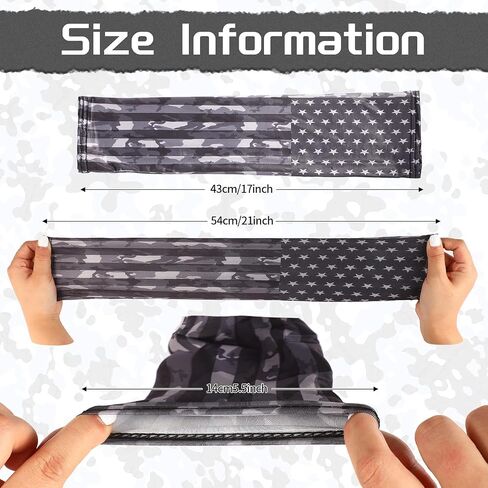 Zhanmai 10 Pairs Men Arm Sleeves Sport USA Flag Arm Covers Cooling UV Sun Protection Arm Guard Men Women Tattoo Cover up in Saudi Arabia