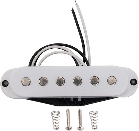 Musiclily Basic 50mm Ceramic Single Coil Neck Pickup for Strat Style Electric Guitar, Black in Saudi Arabia