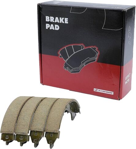 A-Premium Set of 4 Rear Brake Shoes Set Compatible with Honda Civic 2003-2015, Fit 2009-2013/2015-2020, Insight 2010-2014 in Saudi Arabia