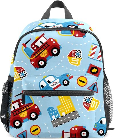 حقيبة مدرسية للأطفال بنات بنين مرحلة ما قبل المدرسة طفل صغير على ظهره لصبي فتاة خفيفة الوزن حقيبة كتاب الكتف للأطفال حزمة الظهر مثالية للطفل إلى رياض الأطفال نمط الأسماك البحرية in Kuwait