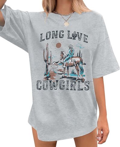 Cowgirl Western Shirts for Women Country Music Outfits Summer Vacation Short Sleeves Tops in Saudi Arabia