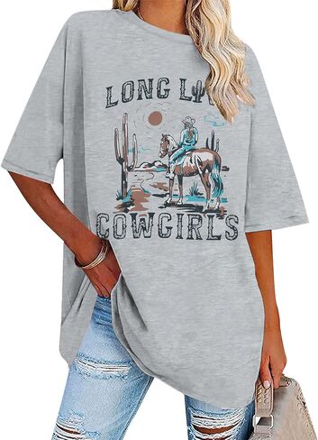 Cowgirl Western Shirts for Women Country Music Outfits Summer Vacation Short Sleeves Tops in Saudi Arabia