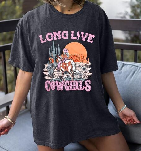 Cowgirl Western Shirts for Women Country Music Outfits Summer Vacation Short Sleeves Tops in Saudi Arabia