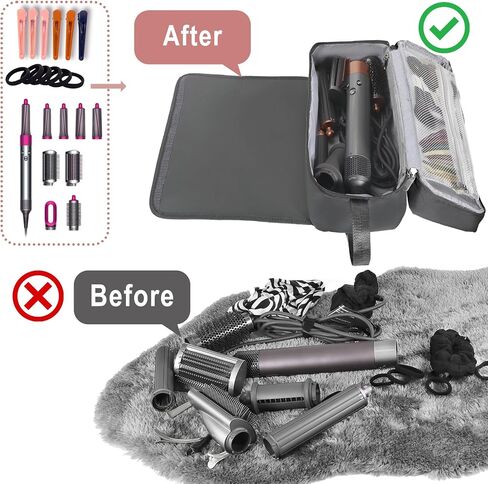 Hair Tools Travel Bag with Heat Resistant Pad, Portable Hair Tools Storage for Hair Straighteners, Curling Iron and Hair Care Accessories, Traveling Essentials for Women in Saudi Arabia
