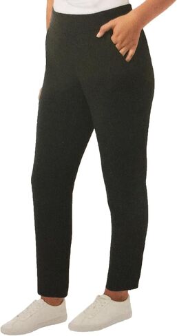 32 Degrees Women's Lightweight No Drawstring Pull On Pant (US, Alpha, Large, Regular, Regular, Black) in Saudi Arabia