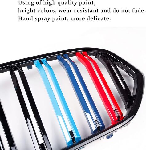 Front Grill/Grilles Kidney Grill Replacement for BMW X6 Series G06 2020-IN (Gloss Black) in Saudi Arabia