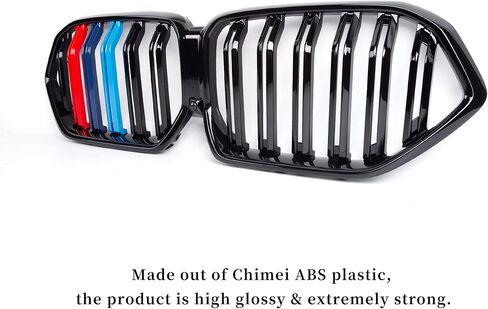 Front Grill/Grilles Kidney Grill Replacement for BMW X6 Series G06 2020-IN (Gloss Black) in Saudi Arabia
