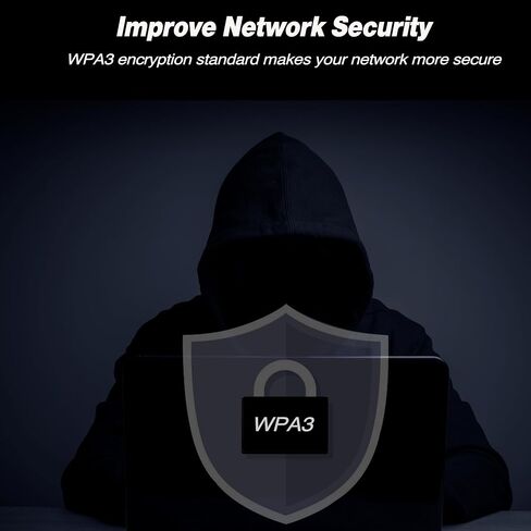 محول بطاقة الشبكة PCIe WiFi 6E AX210 للكمبيوتر المكتبي، BT 5.3، ثلاثي الموجات (802.11ax) 6 جيجا هرتز و5 جيجا هرتز و2.4 جيجا هرتز بطاقات LAN اللاسلكية مع MU-MIMO، OFDMA، يدعم Windows 10/11 (64 بت) (لا يوجد كابل بلوتوث) in Kuwait